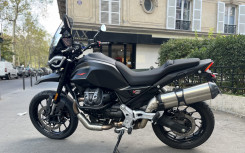 MOTO GUZZI V85 TT 850 STRADA - NOIR MAT - 1ER MAIN