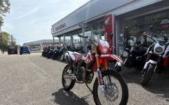 RIEJU MRT 50 PRO ENDURO COLORIS ROUGE / BLANC