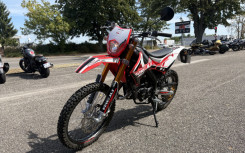 RIEJU MRT 50 PRO ENDURO COLORIS ROUGE / BLANC