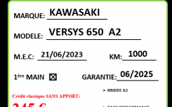 KAWASAKI VERSYS 650 A2